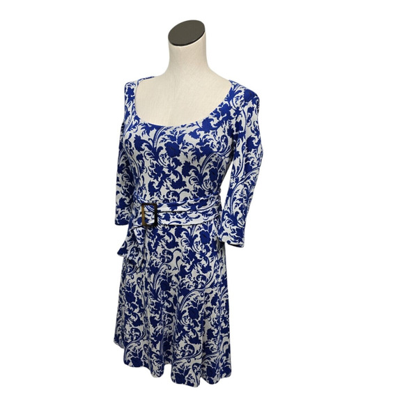 Anthropologie Leonie Dress by Maeve Bell Sleeve Artsy Floral Print Size XS - Picture 1 of 14